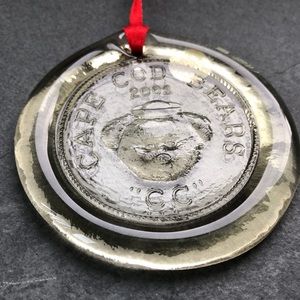 Cape Cod Coastal Beach Pairpoint 2002 Vintage Glass Ornament